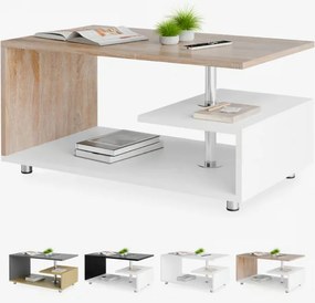 Модерна масичка за кафе Orlando с долен рафт - 95×55×50 cm Сив