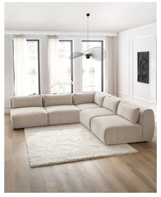 Бежов ъглов диван (променлив) Jeanne - Bobochic Paris