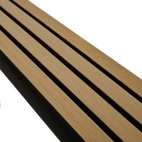 Декоративен външен стенен панел atmosphera 200x20 cm - Тъмно дърво