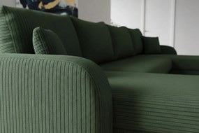 Ъглов диван Kris U-Prasino