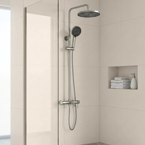 Комплект за душ Rea Lungo Stripe Brush Nickel