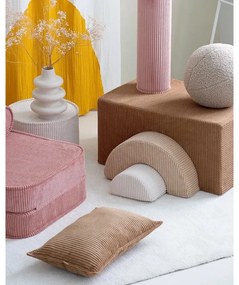 Кафява детска възглавница за диван от рипсено кадифе Bolster – Wigiwama