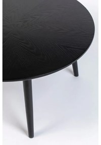 Кръгла маса за хранене с дъбов плот ø 120 cm Fabio - White Label