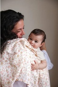 Бежова пелена от органичен памук 120x120 cm Augusta – Cam Cam Copenhagen