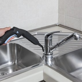 Парочистачка Ariete XSTEAM 4147/02, 1500W, 4 bar, 0.6 л, Дезинфекция, Без следи от влага, Регулируема пара, Бял/син