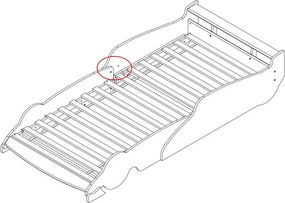 Детско легло Formula 1