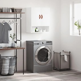 829884 vidaXL Стенен шкаф, бял, 60x31x70 см, инженерно дърво