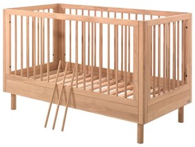 Детско креватче 70x140 cm от масивен дъб в естествен цвят Forrest – Vipack