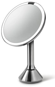 Козметично огледало със светлина/увеличително (5x) ø 20 cm Sensor – simplehuman