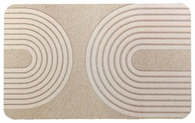 Светлокафяв килим за баня 50x80 cm Adriel – douceur d'intérieur