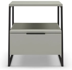 Зелено-сиво нощно шкафче Velia – Marckeric