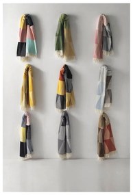 Розово-сиво одеяло със съдържание на памук , 140 x 180 cm Pisa - Euromant