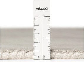 Сив ръчно изработен килим от вискоза 200x300 cm Noemi – Vikosa