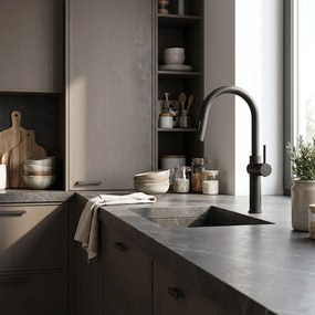 Смесител за кухня Rea Fresh High Black