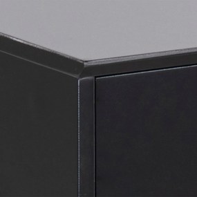 Черно нощно шкафче Mitra - Actona