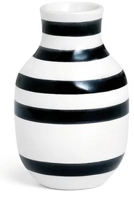 Ваза от черно-бял фаянс, височина 12,5 cm Omaggio - Kähler Design