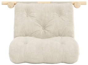 Кремаво кресло от рипсено кадифе Hooked – Karup Design