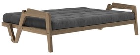 Сив велурен диван 204 cm Grab - Karup Design