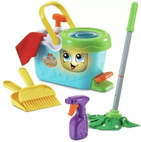 Vtech - Интерактивна играчка, Leap Frog, Кофа с принадлежности за почистване, 38.1 х 28.8 х 13.3 cm