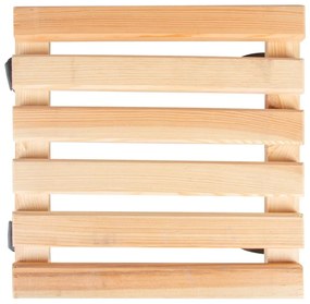 Дървена подвижна стойка за саксии (височина 8 cm) Indoor &amp; Outdoor – Esschert Design