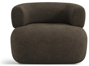 Кафяво кресло от букле Jenny – Micadoni Home