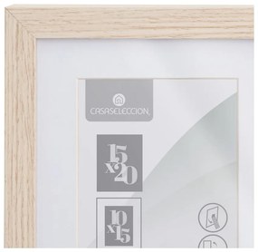 Стояща/висяща рамка в естествен цвят 17,5x22,5 cm Sencillo – Casa Selección