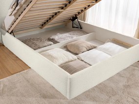 Облегнато легло Heaven-Екрю-140 x 200