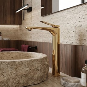 Смесител за мивка PREMIUM Rea Vision Gold High