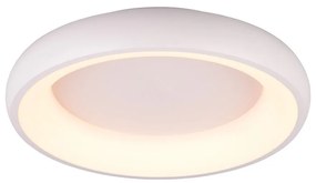 Бяло LED затъмняващо се осветително тяло за таван Cardona – Trio