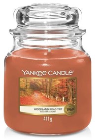 Yankee Candle - Ароматна свещ WOODLAND ROAD TRIP средна 411 гр 65-75 часа