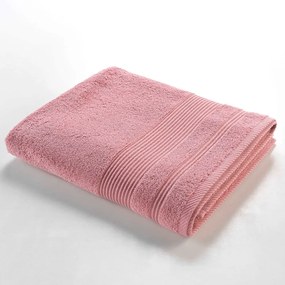 Розова памучна хавлиена кърпа от тери 90x150 cm Tendresse – douceur d'intérieur