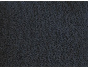 Син сгъваем/с място за съхранение ъглов диван от прежда с примки от букле (десен ъгъл) Roxelane – Bobochic Paris