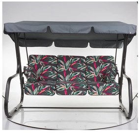 Тъмносива градинска люлка метална Rimini – Dajar