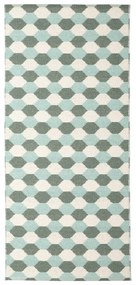 Зелена и тюркоазена пътека за открито и закрито 70x160 cm Dana Army – Pappelina