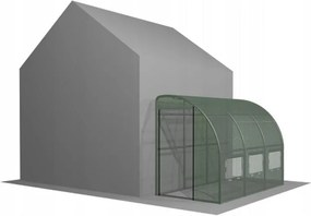 Градинска оранжерия с размери 4 х 1,5 х 2 м - половин