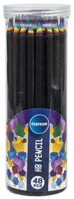 Молив Centrum HB Rainbow 88055, HB, С гума, Черен