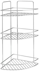 Стоманен рафт за баня в блестящо сребрист цвят Luxy – Metaltex