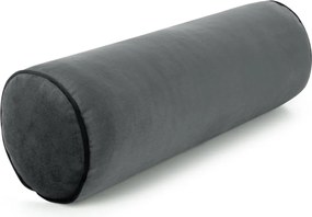 Декоративна кадифена възглавница във формата на руло Жълто