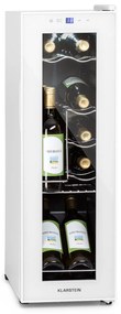 Klarstein Shiraz 12 Slim, охладител за вино, 32 л/12 бутилки, сензорен панел за управление, 85 W, 5 - 18 °C