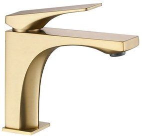 Смесител за мивка Rea Joe Brush Gold low