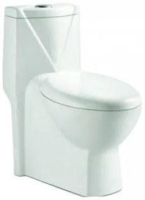 Моноблок ICC 2078 БЯЛ, седалка и капак, порцелан, бял, 77x70x39см