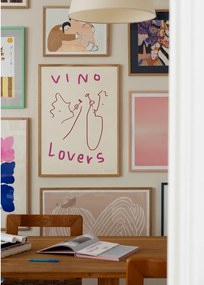 Постер 50x70 cm Vino Lovers – Ruby Hughes – The Poster Club