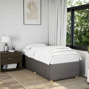 3284897 vidaXL Рамка за легло без матрак, таупе, 80x200 см, плат