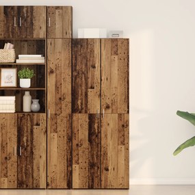 Sonata H Highboard Старо дърво 70x42.5x185 см Инженерна дървесина