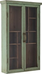 Зелена витрина от масивна ела 13,5x80 cm Hazem – Bloomingville