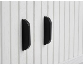 Бяла масичка за кафе от декор от дъб 60x120 cm Nola – Unique Furniture