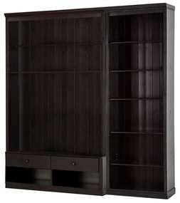 Кафяв TV комплект от от масивен бор 214x223 cm Anita – Støraa