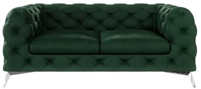 Тъмнозелен кадифен диван 185 cm Chelsea – Ropez