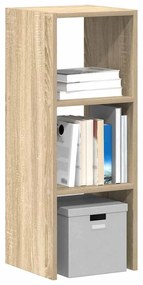 858807 vidaXL Библиотека стифиращи дъб сонома 30x30x80 см инженерно дърво