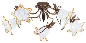 Плафон BRAGA 5xE27/15W/230V бронзов